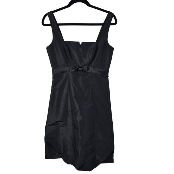 S Oliver Selection Dress Women's 6 Black Empire Waist Bow Elegant Cocktail - Picture 1 of 13